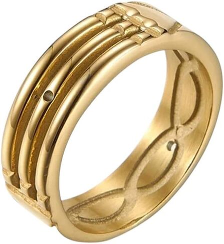 Unisex Stainless Steel Atlantis Rings Silver/Gold Colors for Women and Men in Saudi Arabia