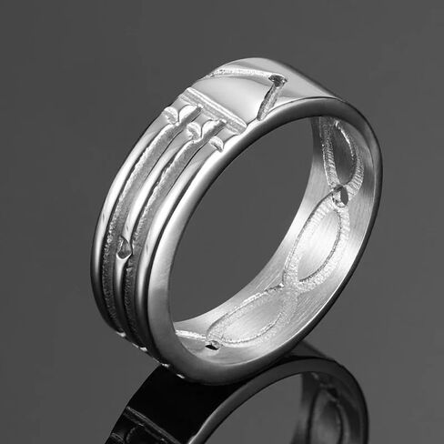 Unisex Stainless Steel Atlantis Rings Silver/Gold Colors for Women and Men in Saudi Arabia