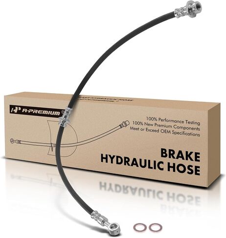 A-Premium Rear Driver Brake Hydraulic Hose Compatible with Select Nissan Models - Maxima 2002-2003 V6 3.5L - Replace# 4621031U02 in Saudi Arabia