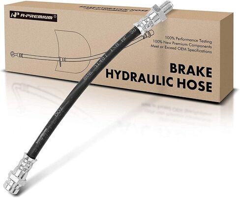 A-Premium Rear Driver or Passenger Outer Brake Hydraulic Hose Compatible with Select Mitsubishi Models - Outlander 2005-2006, Lancer 2004-2006, 2.4L - Replace# MR493450 in Saudi Arabia