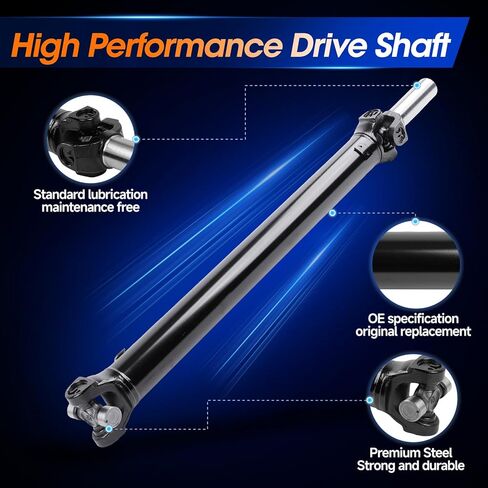 33.62'' Rear Drive Shaft Prop Shaft Driveshaft Assembly Fit for Jeep Cherokee 1996 1997 1998 1999 2000 2001 L6 4.0L, [4WD, Automatic Transmission, Sales Code DRA], OE 52098814AB, 946321 in Saudi Arabia