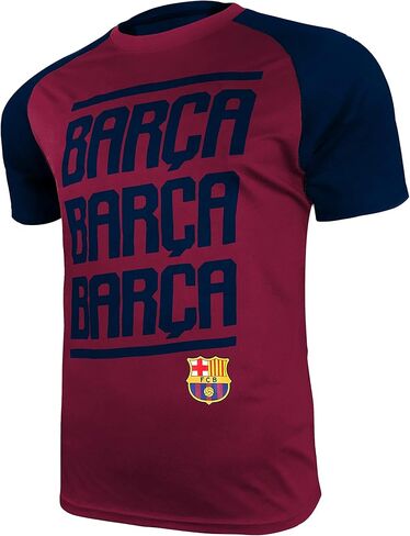 Icon Sports Mens Striker Short Sleeve Game Polyshirt UEFA Champions League Soccer Barcelona, Alternate, Medium in Saudi Arabia