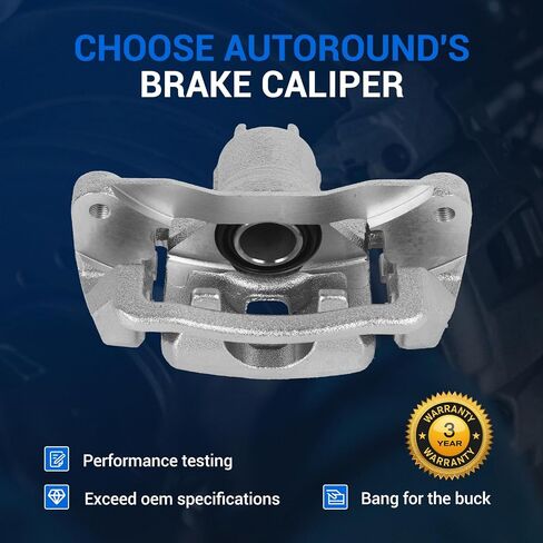 مجموعة فرجار الفرامل الخلفية Autoround 19B2067A 19B2066A مع دعامة مناسبة لسوبارو فورستر 2004-2008/ إمبريزا 2004-2007، ساب 9-2X 2005-2006، كلا جانب السائق والراكب in Saudi Arabia