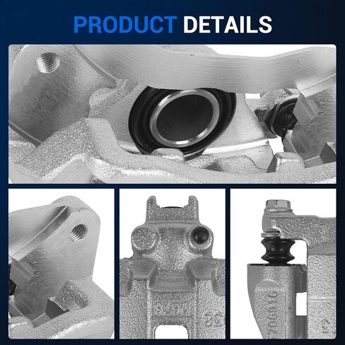 مجموعة فرجار الفرامل الخلفية Autoround 19B2067A 19B2066A مع دعامة مناسبة لسوبارو فورستر 2004-2008/ إمبريزا 2004-2007، ساب 9-2X 2005-2006، كلا جانب السائق والراكب in Saudi Arabia