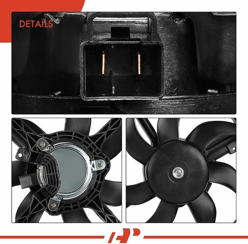 A-Premium Engine Radiator Cooling Fan Assembly Compatible with Select Ram Models - ProMaster 1500 2014-2017, ProMaster 2500 2014-2018, ProMaster 3500 2014-2018, 3.0L - Replace# 68188996AB in Saudi Arabia