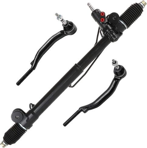 Detroit Axle - Rack and Pinion Outer Tie Rods for 2002 Chevrolet Trailblazer EXT GMC Envoy Bravada Front Complete Power Steering Rack and Pinion Assembly Outer Tie Rod Ends Replacement in Saudi Arabia