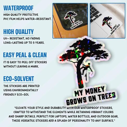 3 أجهزة كمبيوتر تنمو أموالي على ملصقات الأشجار مضحكة مسلفة متسلق مضحكة التخليص القطع الخشن للمنشار أموالي تنمو على ملصقات الأشجار محمول زجاجة الهاتف خوذة قبعة صلبة قبعة مضحكة 3 "x3" in Kuwait