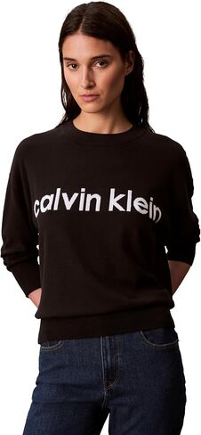 Calvin Klein Women's Logo Mockneck Sweater in Saudi Arabia