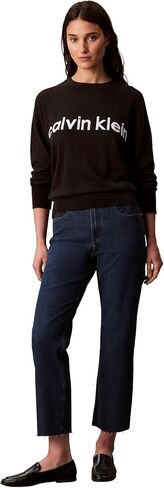 Calvin Klein Women's Logo Mockneck Sweater in Saudi Arabia