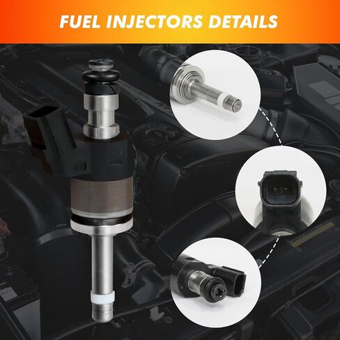 2015-2023 Fuel Injector Compatible for Honda 2018-2023 Accord 1.5L L4, 2017-2023 CR-V 1.5L L4, 2016-2023 Civic 1.5L L4, 2015-2020 FIT 1.5L L4, Replace 160105R1315, 160105PA305, 164505BAA01 (4pcs) in Saudi Arabia