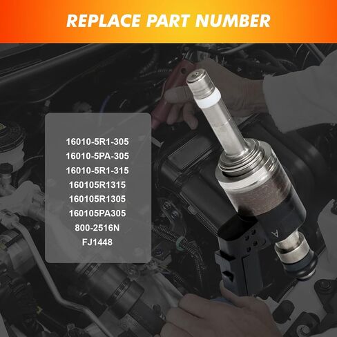 2015-2023 Fuel Injector Compatible for Honda 2018-2023 Accord 1.5L L4, 2017-2023 CR-V 1.5L L4, 2016-2023 Civic 1.5L L4, 2015-2020 FIT 1.5L L4, Replace 160105R1315, 160105PA305, 164505BAA01 (4pcs) in Saudi Arabia