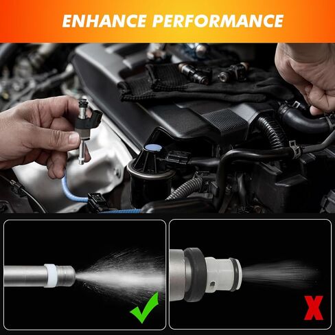 2015-2023 Fuel Injector Compatible for Honda 2018-2023 Accord 1.5L L4, 2017-2023 CR-V 1.5L L4, 2016-2023 Civic 1.5L L4, 2015-2020 FIT 1.5L L4, Replace 160105R1315, 160105PA305, 164505BAA01 (4pcs) in Saudi Arabia