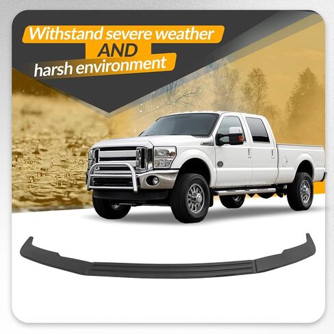 KUAFU قطع غيار قولبة المصد الأمامي متوافقة مع Super Duty 2008 2009 2010 Ford F250 F350 F450 لاستبدال 8C3Z17K833AA، FO1044103 PP بلاستيك أسود in Saudi Arabia