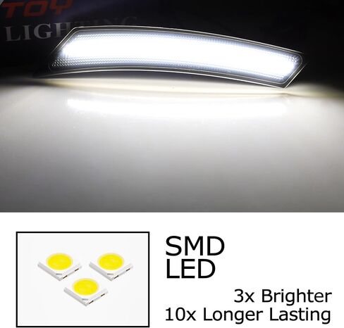 iJDMTOY Black-Out Smoked Lens Amber Yellow Full LED Strip Front Bumper Wheel Arch Side Marker Light Kit Compatible With Nissan 2022-up Gen3 Frontier, Replace OEM Amber Bulb-Less Sidemarkers in Saudi Arabia