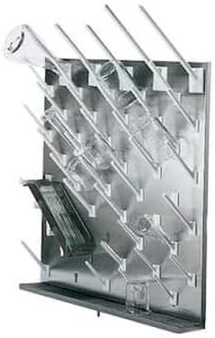 Modular stainless steel drying rack, 32 white pegs in Saudi Arabia
