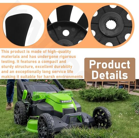 1A646083070 مروحة تبريد ناقل الحركة ذات 10 شفرات متوافقة مع Craftsman Cub Cadet MTD Tuff Torq Troy-Bilt Yard-Machine Bo-Lens Remington Ryobi Yardman 13A 13B LGT LGT RZT LTX 131 Series in Kuwait