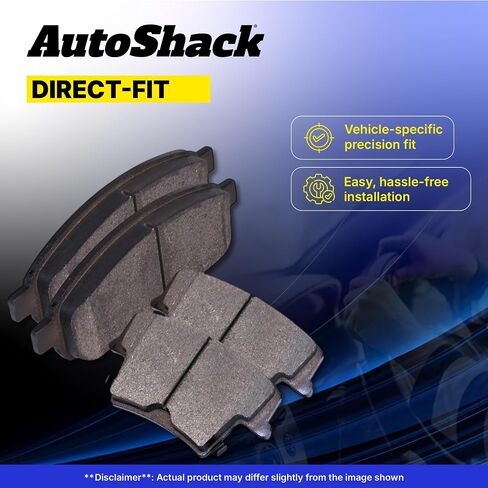 طقم تيل فرامل سيراميك امامي من اوتو شاك | بديل لسيارة Acura NSX 1991-2005 1991-2002 Honda Accord 1993-2001 Honda Prelude | 4-جهاز كمبيوتر in Saudi Arabia