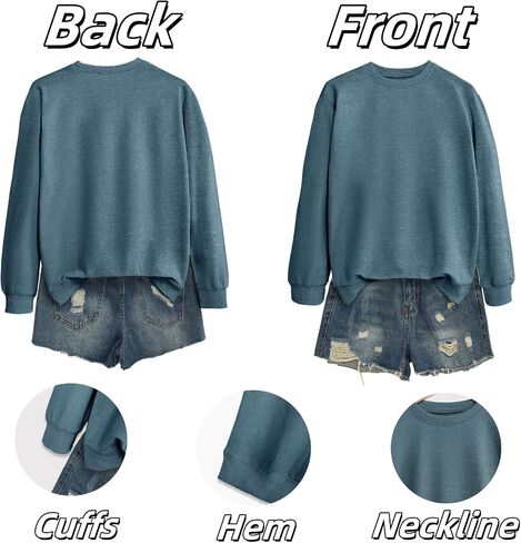 Game Day Sweatshirt Women Vintage Football Graphic Long Sleeve Shirt Football Season Casual Pullover Tops in Saudi Arabia