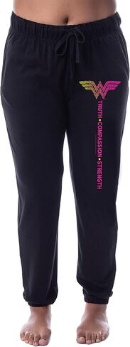 DC Womens' Wonder Woman Truth Compassion Strength Sleep Jogger Pajama Pants in Saudi Arabia
