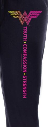 DC Womens' Wonder Woman Truth Compassion Strength Sleep Jogger Pajama Pants in Saudi Arabia