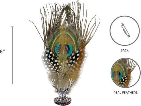 دبابيس قبعة مهرجان أكتوبر من الريش البافاري مع لمسات وسحر أيل جبال الألب - إكسسوار القبعة الألمانية لقبعات جبال الألب، أو أزياء مهرجان أكتوبر، أو فيدورا أو الزي الألماني التقليدي بواسطة Oktoberfest Haus in Kuwait