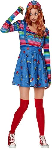 Spirit Halloween Child's Play Good Guys Chucky Dress Costume | Officially licensed | Horror Costume in Saudi Arabia