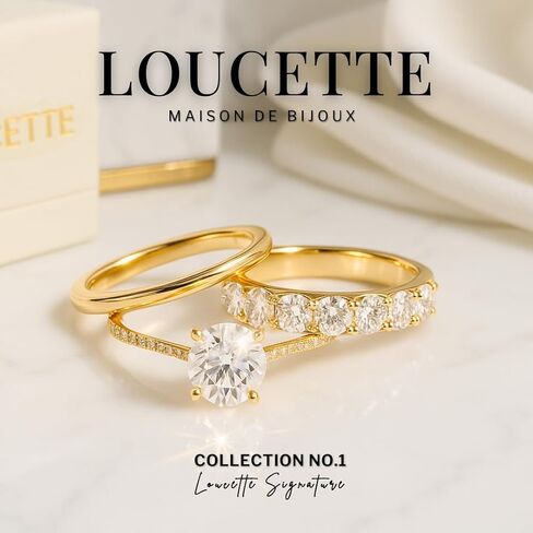 Stackable rings 14k Gold Plated Rings Set with Cubic Zirconia, non tarnish jewelry, Minimalist Gift for women, Gifts for mom, Birthday, Graduation, Cute jewelry, Wedding bands for women Love in Saudi Arabia