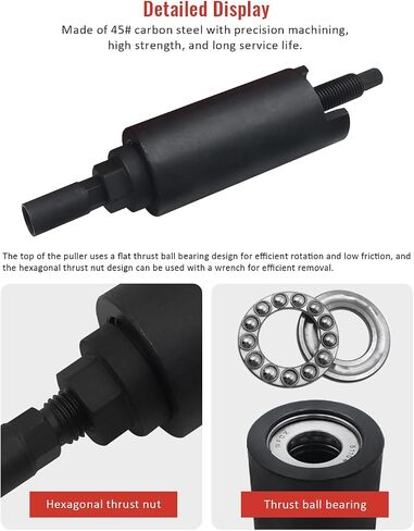 Drive Shaft Puller Extractor Tool Set Compatible with BMW Porsche Subaru VW E32 X5, 7PCS Drive Shaft Pulling Removal Kit with 6 Adapters (M16, M20, M22, M24, M27, M30) in Kuwait