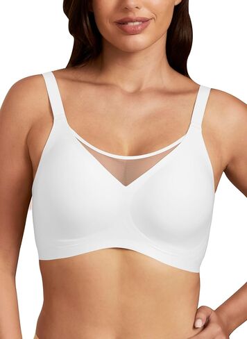 Push Up Bras for Women No Underwire V Mesh Seamless Comfortable Tshirt Bra Supportive Lift Bralette Everyday Bras in Saudi Arabia