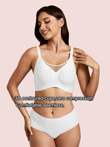 Push Up Bras for Women No Underwire V Mesh Seamless Comfortable Tshirt Bra Supportive Lift Bralette Everyday Bras in Saudi Arabia