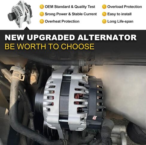 14486N 12V 125A المولد لتويوتا سيدان كامري 2.5L L4 2015-2017 تويوتا SUV RAV4 2.5L 2013-2018 استبدال 104211-3541 27060-0V170 in Kuwait