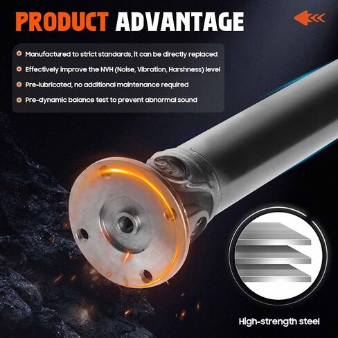 Rear Drive Shaft Propeller Shaft Driveshaft for Jeep Commander-4WD V6 3.7L 2006-2010, for Jeep Grand Cherokee -AWD V6 3.7L 2005-2010 Auto Transmission NV140 Transfer Case for 52853006AB 936-077 in Saudi Arabia