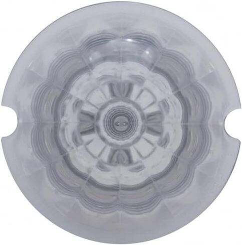 United Pacific 39351 Bright 17LED Reflector Watermelon Maze Cab Light, Polycarbonate Lens, Sealed Housing, DOT/SAE - Amber LED/Clear Lens - ONE Unit in Saudi Arabia