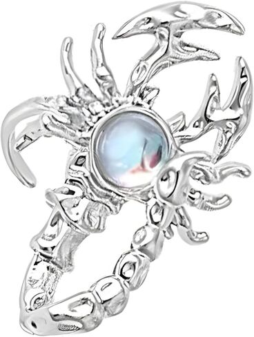 Scorpion Ring Adjustable Open Gothic Punk Scorpion Rings for Women Men in Saudi Arabia