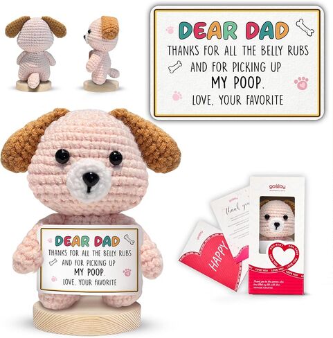 Gossby Positive Dog Crochet - هدية ملهمة للنساء والرجال - شكرًا لك على كونك جزءًا من المخالب - عيد الميلاد، عيد الميلاد، تقدير، شكرًا لك، هدية لمحبي الكلاب، زميل العمل، الأخت، الصديق، المعلم in Kuwait