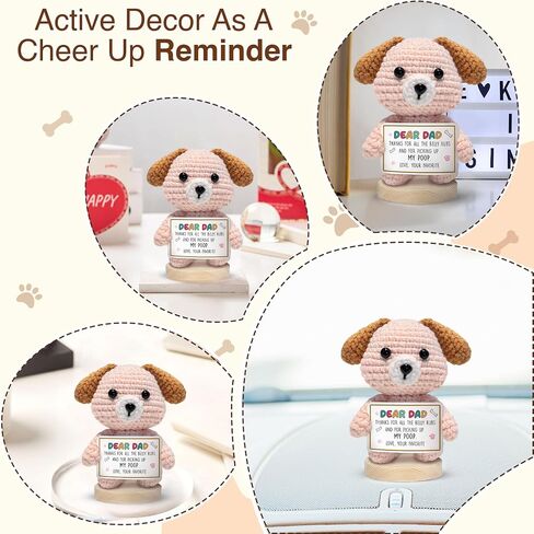 Gossby Positive Dog Crochet - هدية ملهمة للنساء والرجال - شكرًا لك على كونك جزءًا من المخالب - عيد الميلاد، عيد الميلاد، تقدير، شكرًا لك، هدية لمحبي الكلاب، زميل العمل، الأخت، الصديق، المعلم in Kuwait