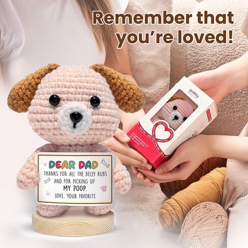 Gossby Positive Dog Crochet - هدية ملهمة للنساء والرجال - شكرًا لك على كونك جزءًا من المخالب - عيد الميلاد، عيد الميلاد، تقدير، شكرًا لك، هدية لمحبي الكلاب، زميل العمل، الأخت، الصديق، المعلم in Kuwait