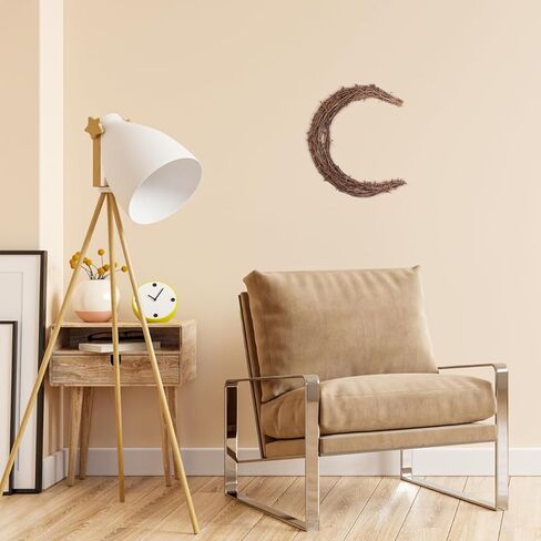 DOITOOL Moon Wreath - Natural Grapevine Crescent Moon Wreath Making Supplies in Kuwait