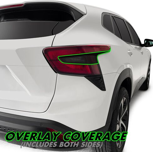 SlickMod PreCut Vinyl Smoke Tint for 2024-2026 Chevy Trax Tail Light (Dark Smoke, 1. Taillight) in Saudi Arabia