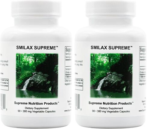Supreme Nutrition Smilax, 90 Pure Sarsaparilla Vegetarian Capsules in Saudi Arabia