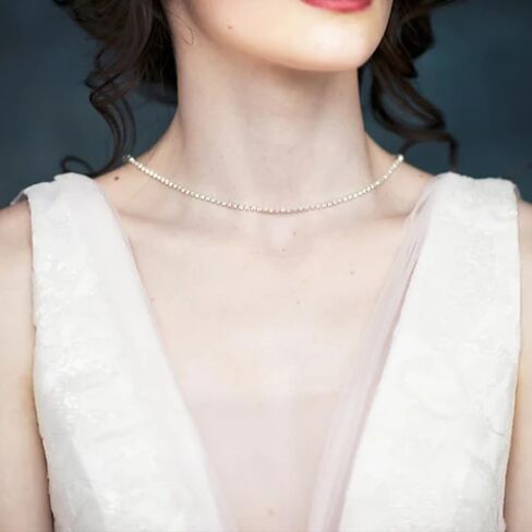 Rhinestone Layers Back Necklace Chains for Backless Dress Shinny Bridal Wedding Shoulder Body Jewelry for Women Back Body Chain in Kuwait