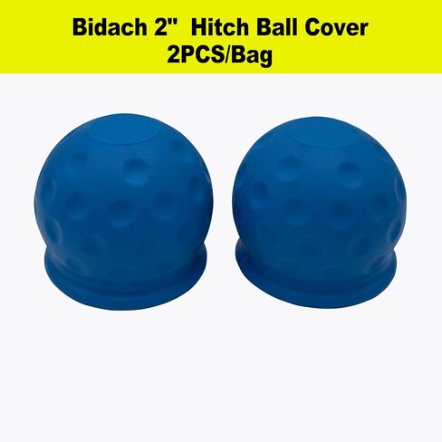 Trailer Hitch Ball Cover, 2 Inch/50mm, Golf Ball Design,(Blue) 2PCS/Bag in Saudi Arabia