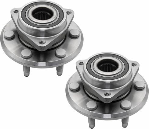 Front/Rear Wheel Bearing Hubs Assembly Compatible with 2008-2016 Buick Enclave, 2009-2016 Chevy Traverse, 2007-2016 GMC Acadia, 2007-2010 Saturn Outlook, 6 Lugs w/ABS, Pair Hubs, OEM 513277 in Saudi Arabia