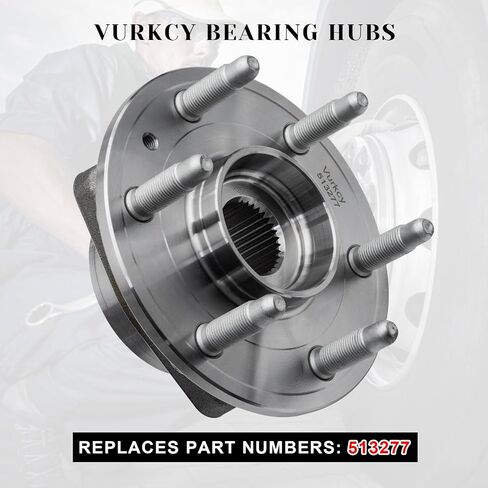 Front/Rear Wheel Bearing Hubs Assembly Compatible with 2008-2016 Buick Enclave, 2009-2016 Chevy Traverse, 2007-2016 GMC Acadia, 2007-2010 Saturn Outlook, 6 Lugs w/ABS, Pair Hubs, OEM 513277 in Saudi Arabia
