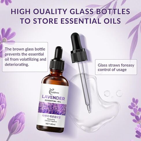 Peppermint Essential Oil - 100% Pure Natural Premium Grade for Aromatherapy Diffuser, DIY Skincare & Hair Care - Invigorating & Refreshing Scent for Focus - 60ml with Dropper, Huge Bottle in Saudi Arabia