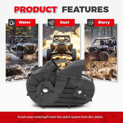 Inner Clutch Cover Compatible with 2014-2023 Polaris RZR XP 1000 / General 1000 / Ranger XP 900/1000, including High Lifter, Dynamix, Ride Command, and Crew 900 models in Saudi Arabia