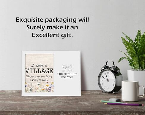 Thank You Gifts, Picture Frame, It Takes A Village Thank You for Being A Part of Ours, Friends Gifts for Women, Wall & Tabletop Picture Frames, Photo Frame 4x6 in Saudi Arabia