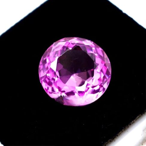 9 Ct Natural Pink Sapphire Round Cut Loose Gemstone for Jewellery Making in Saudi Arabia