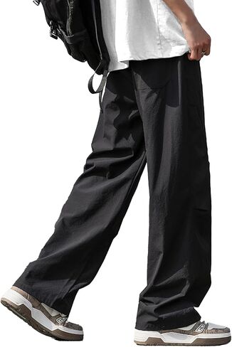 Kisswow Womens Cargo Pants Streetwear Women Y2k Bottoms Track Parachute Pants Woman Lightweight Cute Joggers for Women in Kuwait