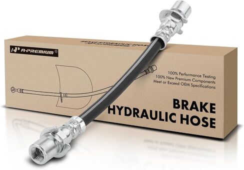 A-Premium Rear Driver or Passenger Brake Hydraulic Hose Compatible with Pontiac Models - Aztek 2001 2002 2003 2004 2005 with Rear Drum Brake - Replace# 10445423 in Saudi Arabia